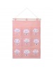 Cartoon 9 Pockets Wall Door Hanging Bag Home Sundries Toy Pouch Organizer