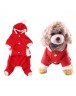 Winter Warm Pets Four-Legs Hoodies Coats Cotton Puppy Dog Christmas Costume