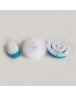 3pcs Cordless Nylon Cleaning Brushes Bathroom Surface Bathtub Tile Scrubber